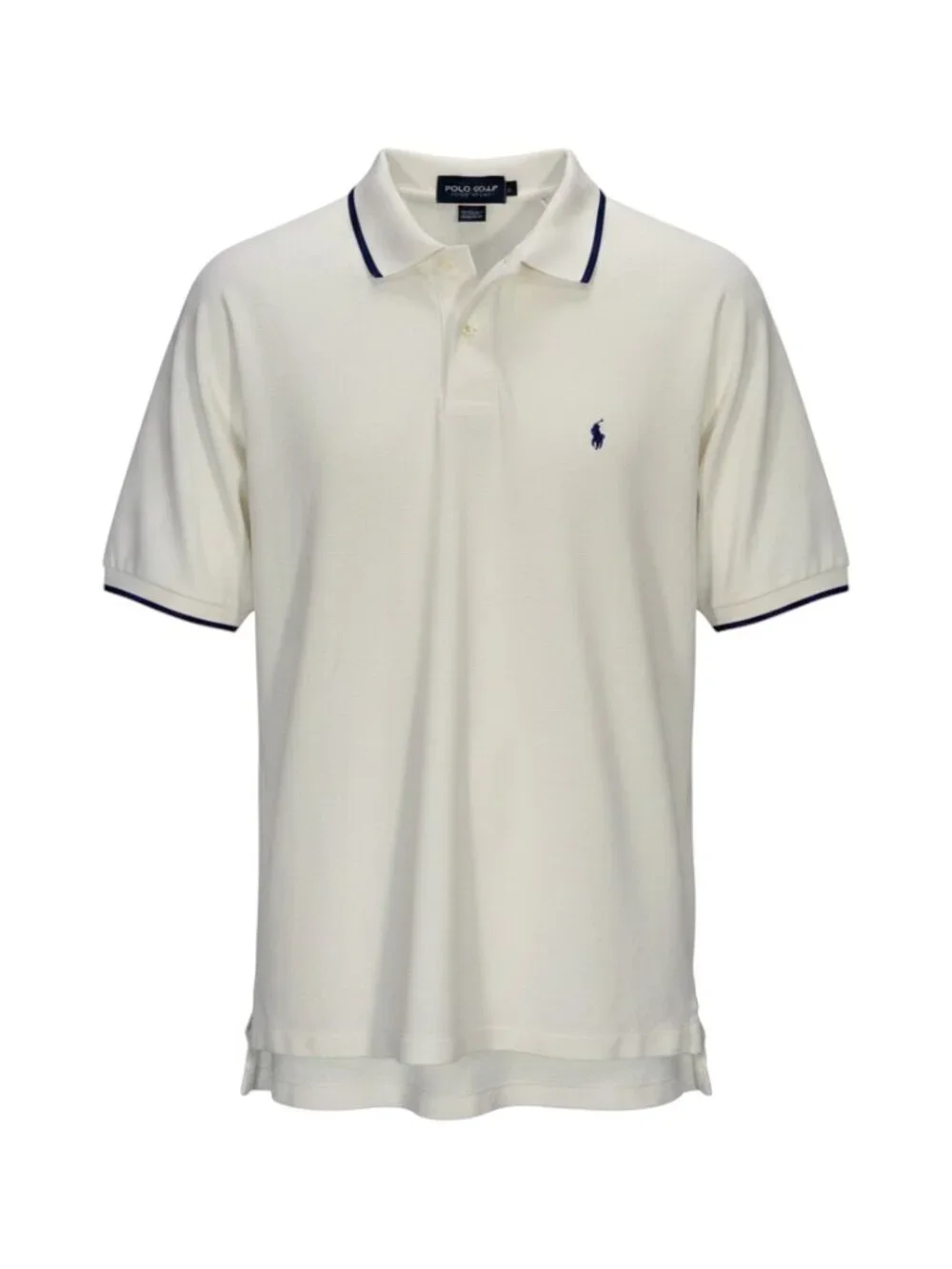 Ralph Lauren Navy Polo Golf Ralph Lauren Men's Polo Shirt L White